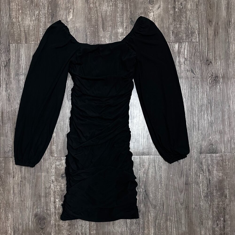 Amazon/Fashion Black Long Sleeve Dress Size X-Small